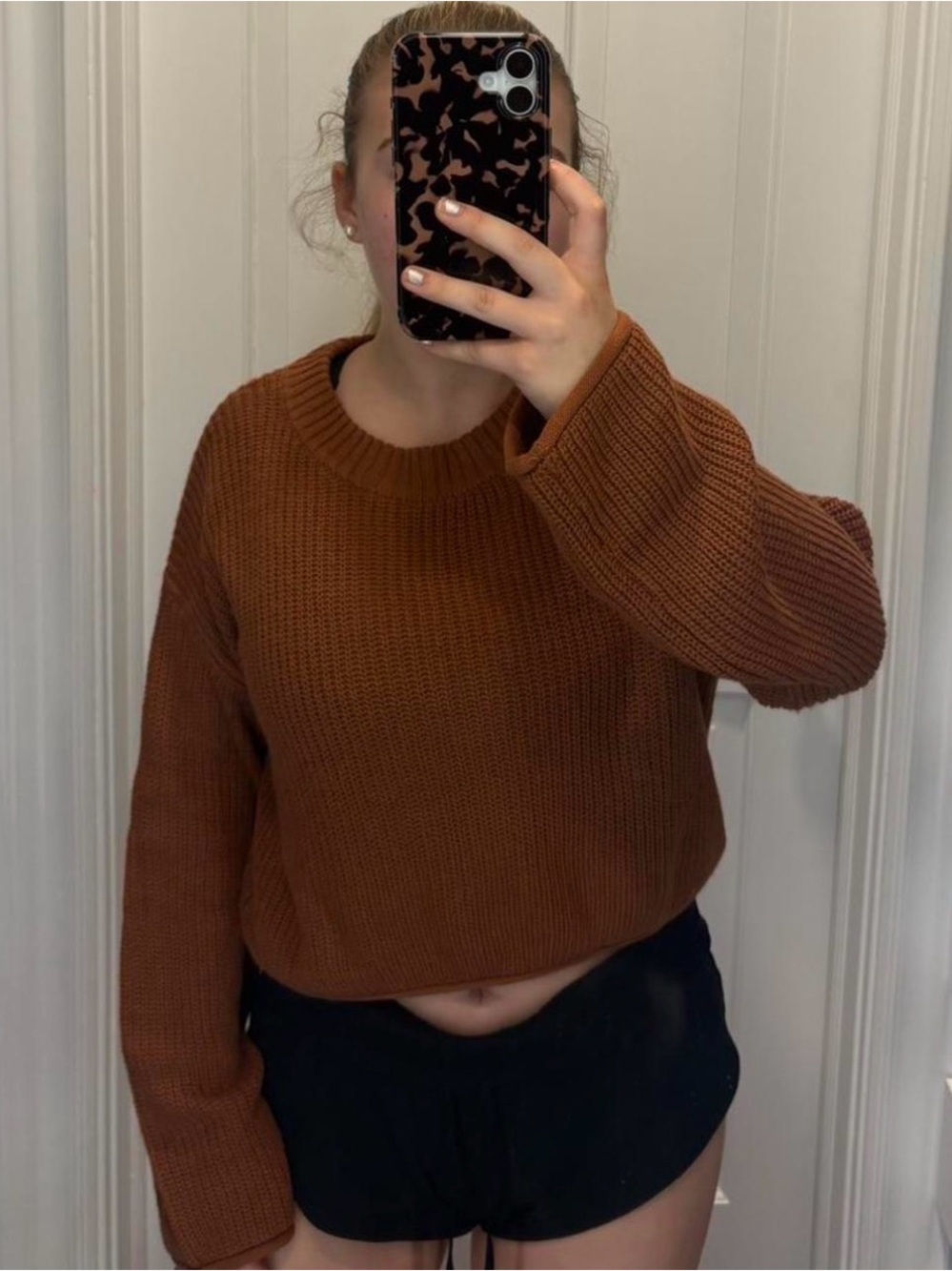 Knit Cropped Sweater